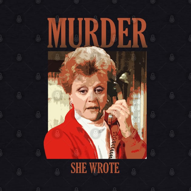 murder she calling - wrote vintage by Boose creative